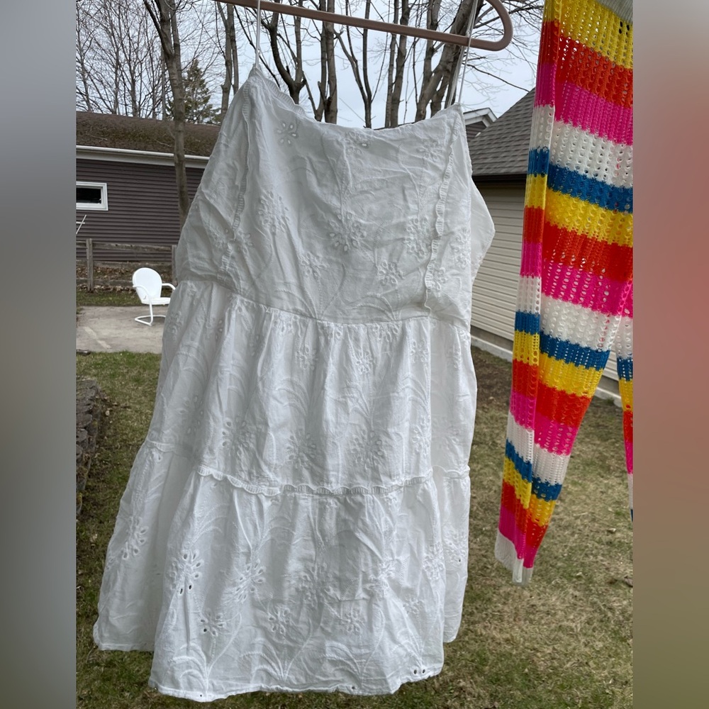 White Eyelet Sundress Woman’s Plus 3X